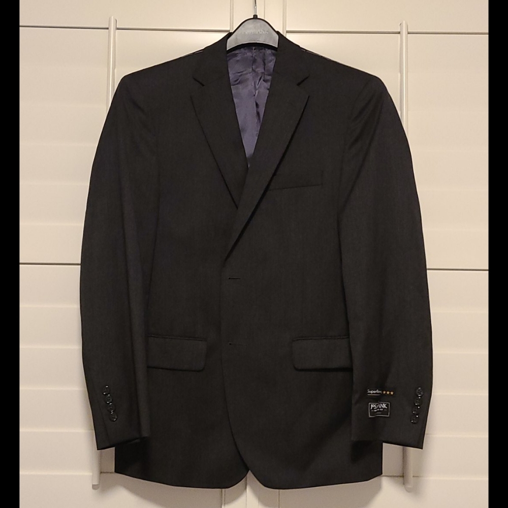 Jos A Bank Wool Suit Blazer 41R Traditional Fit